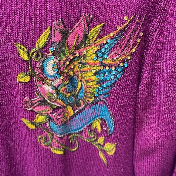 Christian Audigier sweater hoodie - Picture 4 of 9